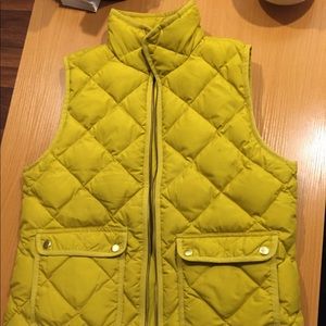 J.crew yellow vest